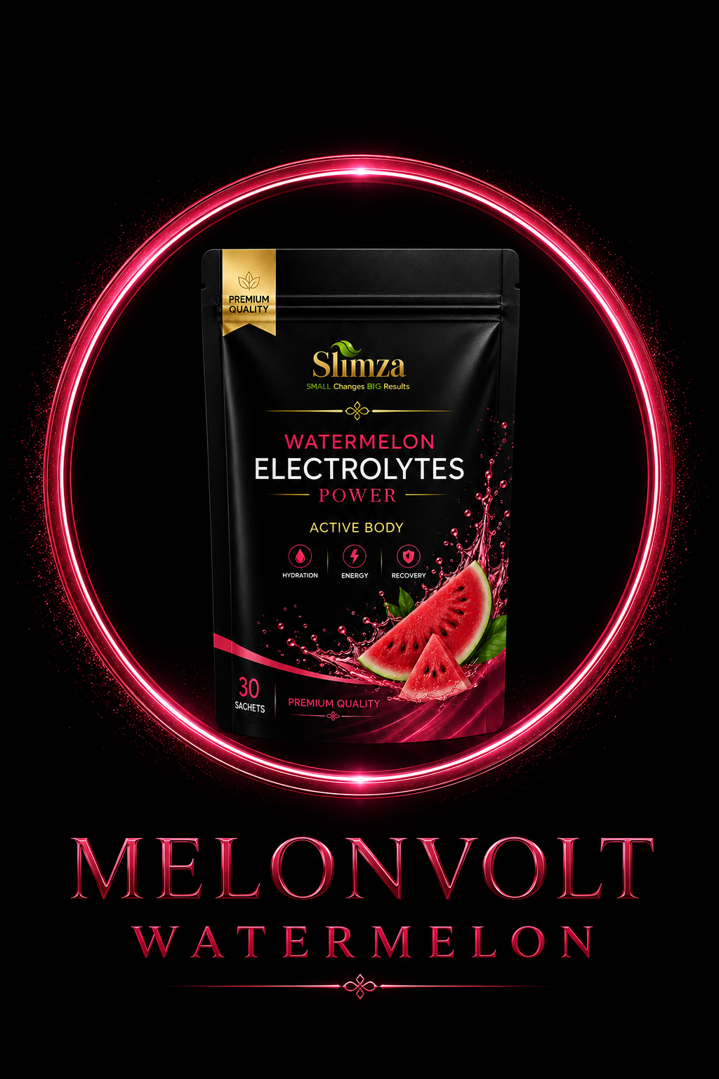 MelonVolt Electrolytes Watermelon juicy, fast, hydrating vibe