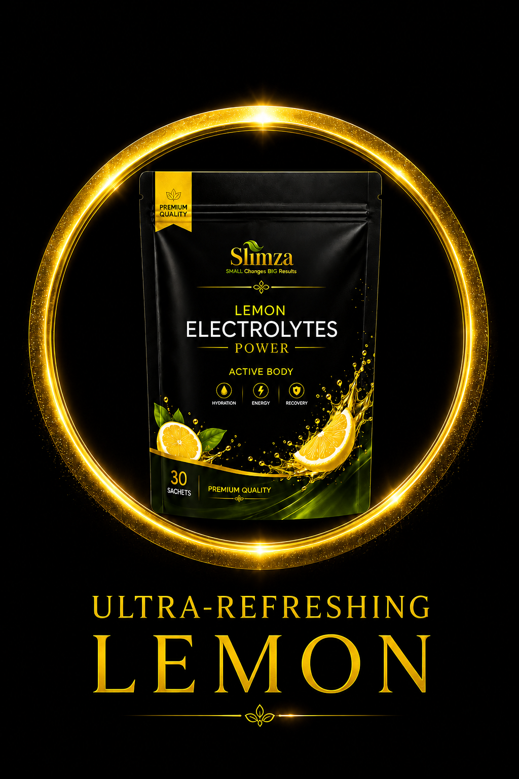 Ultra-Refreshing Lemon Zest Electrolytes sharp, clean, refreshing